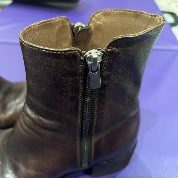 OFFICINE CREATIVE DENNER 103 Brown Leather Boots- - Picture 11 of 16